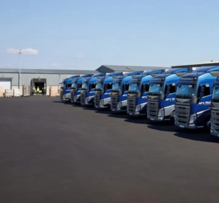 Modern PIP’S TRANSPORT LTD fleet ready for nationwide freight transport